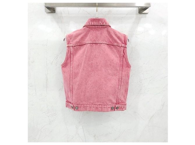 Dior Rosa Denim-Weste - Ansicht 7