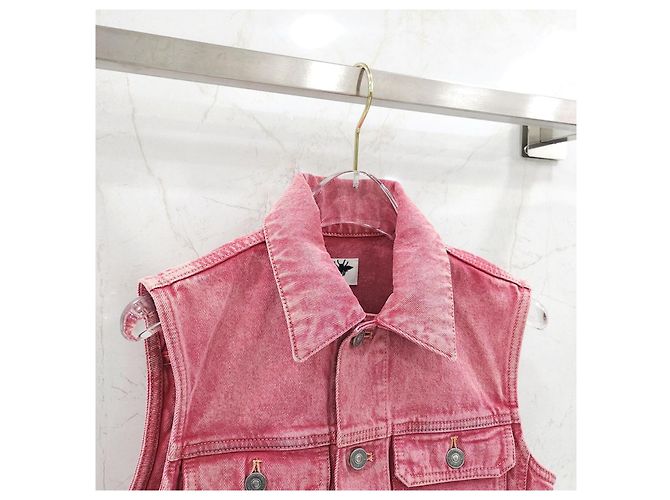 Dior Rosa Denim-Weste - Ansicht 8