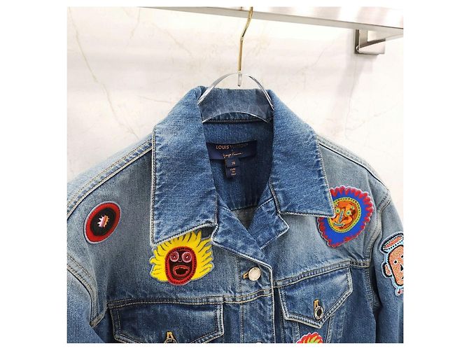 Louis Vuitton Limitierte Multi-Patch Denimjacke - Ansicht 11