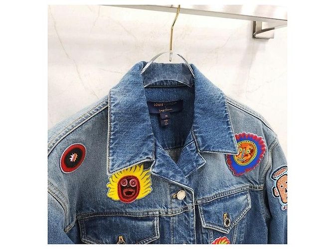 Louis Vuitton Limitierte Multi-Patch Denimjacke - Ansicht 4