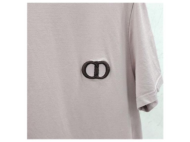 Dior Icon Kurzarm-T-Shirt mit besticktem CD-Logo - Ansicht 3