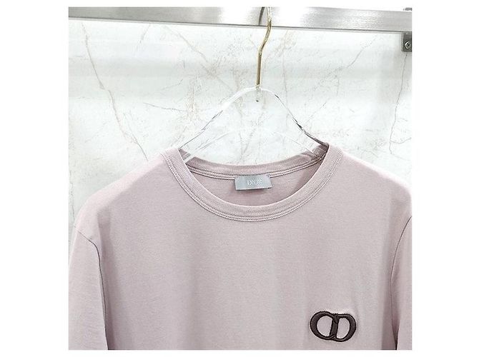 Dior Icon Kurzarm-T-Shirt mit besticktem CD-Logo - Ansicht 4