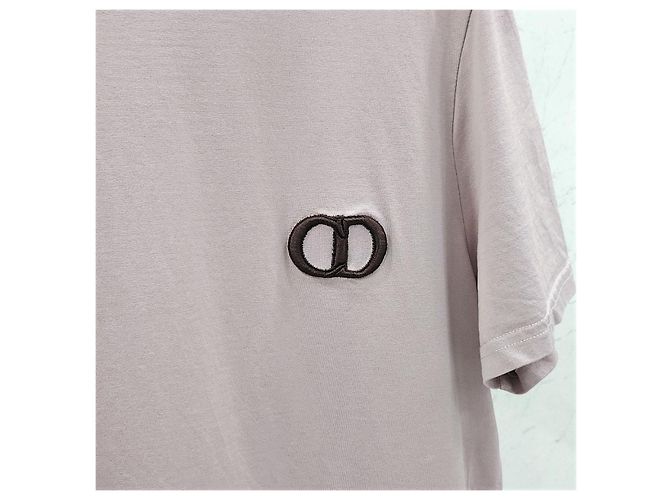 Dior Icon Kurzarm-T-Shirt mit besticktem CD-Logo - Ansicht 9