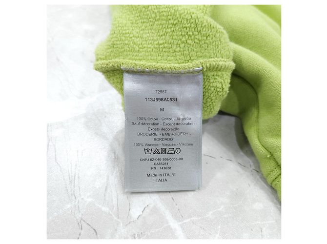 Dior Green CD Icon Hoodie Sweatshirt - Ansicht 14