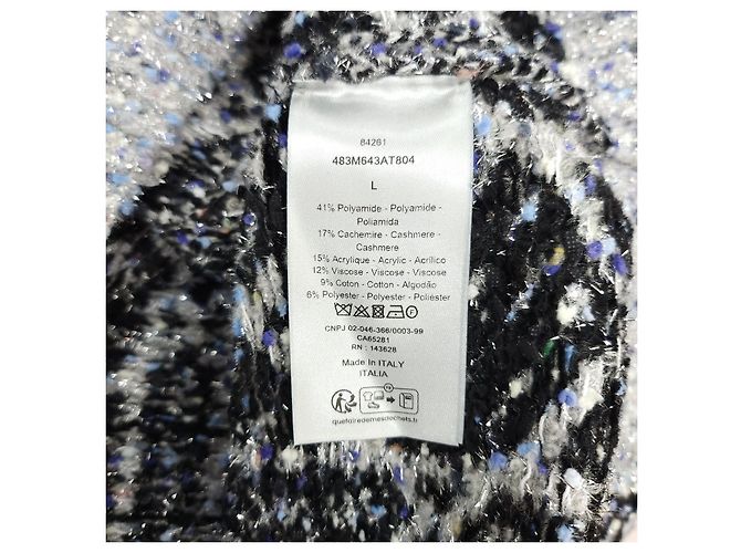 Dior Canvas Blend Jacquard Sweater - view 12
