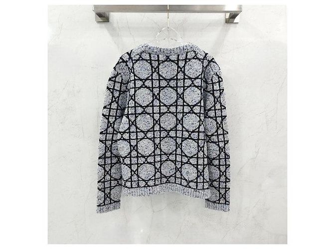 Dior Canvas Blend Jacquard Sweater - view 2