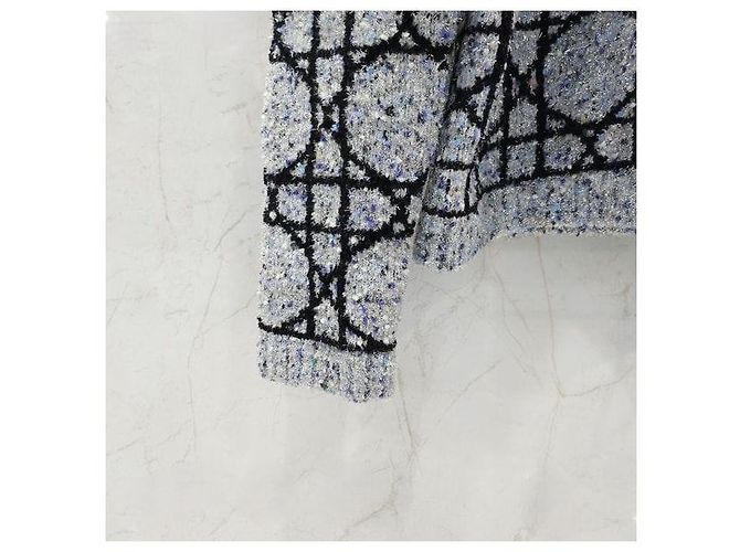 Dior Canvas Blend Jacquard Sweater - view 4