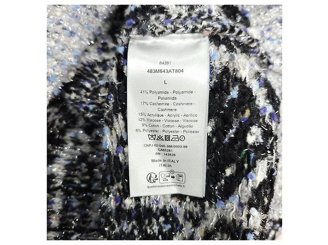 Dior Canvas Blend Jacquard Sweater - view 6