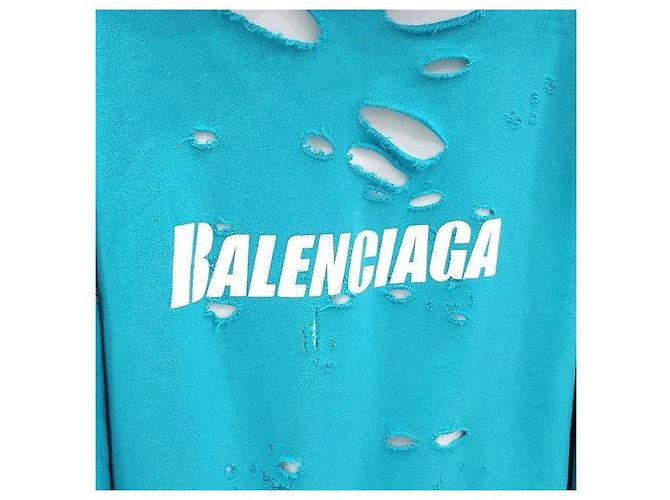 Balenciaga Oversized Hoodie im Distressed-Look XXS - Ansicht 3