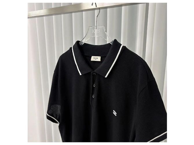 Céline T-Shirt mit Triomphe-Kragen - Ansicht 3