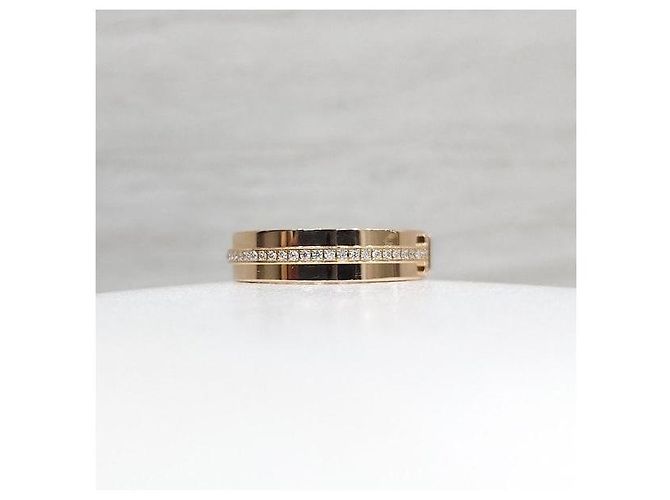 Tiffany & Co Schmaler Diamantring Gelbgold - Ansicht 3