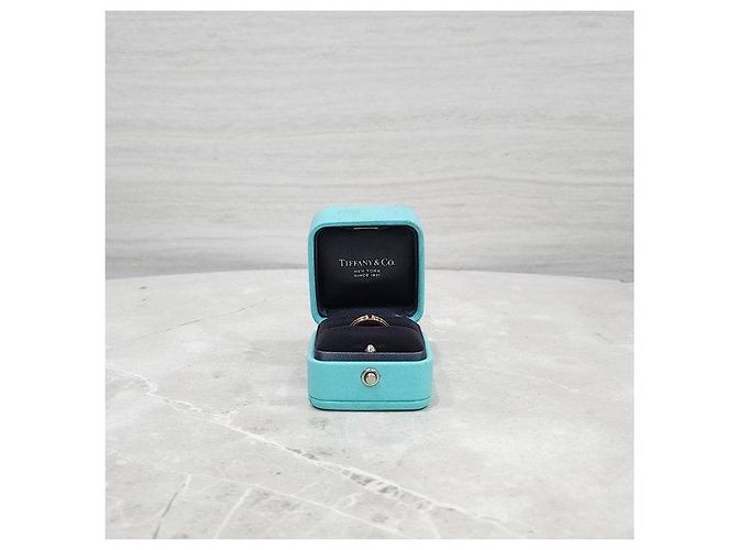 Tiffany & Co Schmaler Diamantring Gelbgold - Ansicht 8