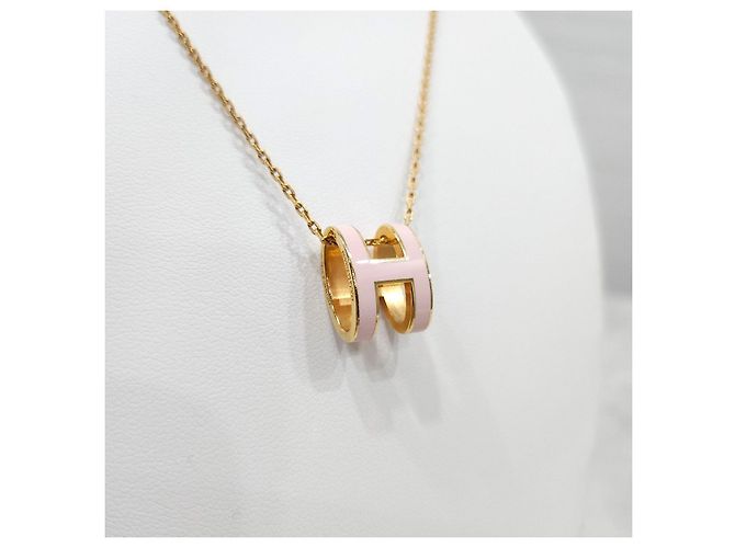 Hermès Collar Pop Pink Gold - vista 11