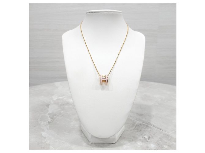Hermès Collar Pop Pink Gold - vista 8