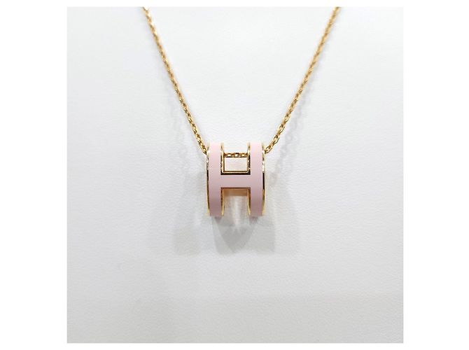 Hermès Collar Pop Pink Gold - vista 9