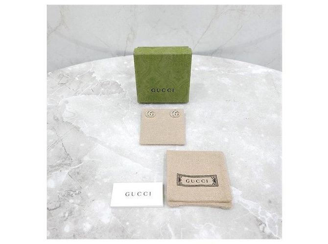 Gucci Orecchini a bottone GG Marmont - vista 6