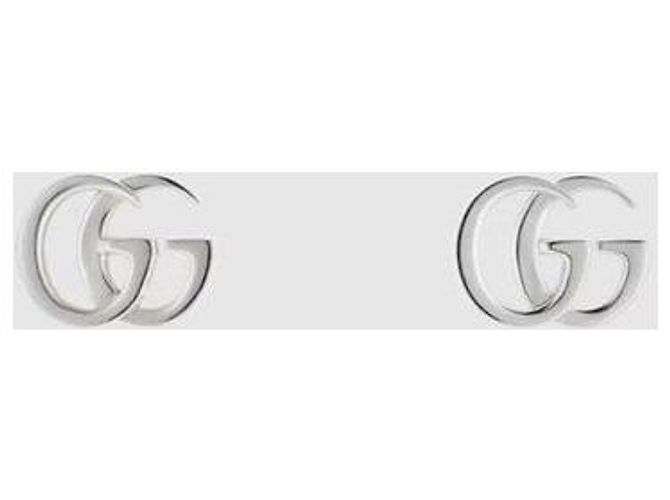 Gucci Orecchini a bottone GG Marmont - vista 9