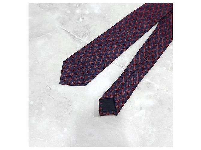 Cravatta Gucci in jacquard di seta verde - vista 3