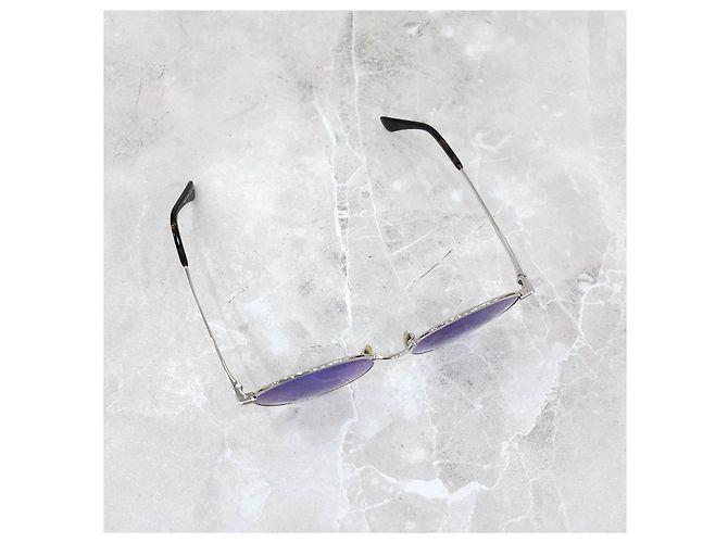 Autre Marque SAINT LAURENT Spiegelsonnenbrille grün - Ansicht 12