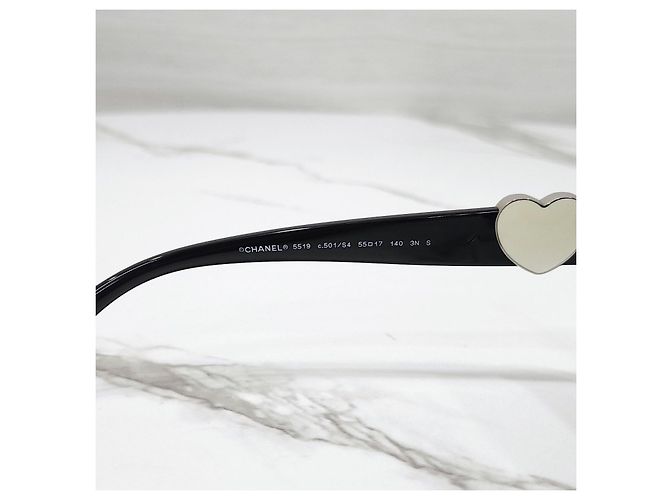 Chanel Occhiali da sole Heart CC Logo Black - vista 15