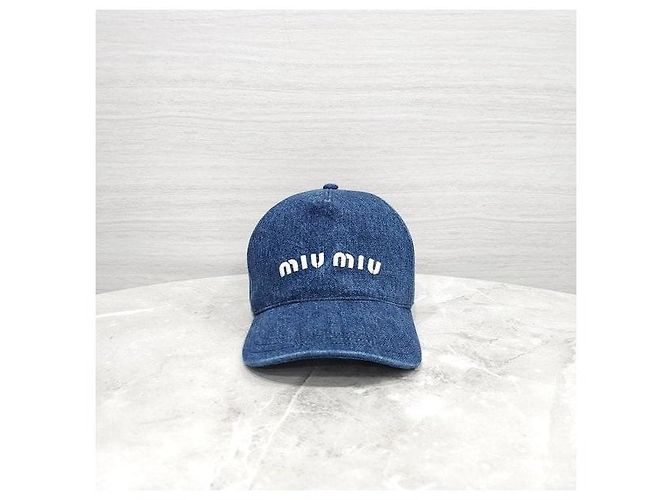 Miu Miu Denim-Baseballcap mit gesticktem Logo - Ansicht 2