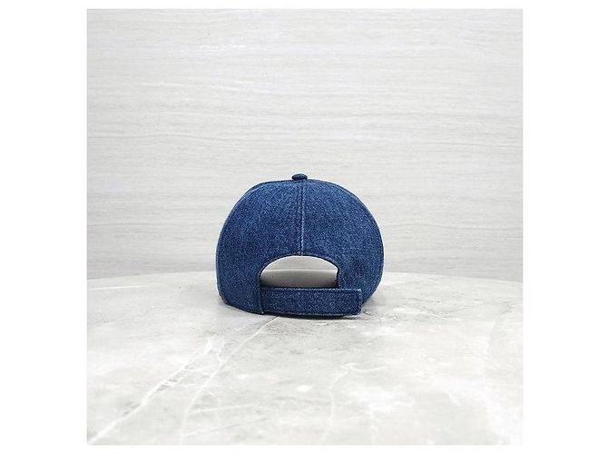 Miu Miu Denim-Baseballcap mit gesticktem Logo - Ansicht 3
