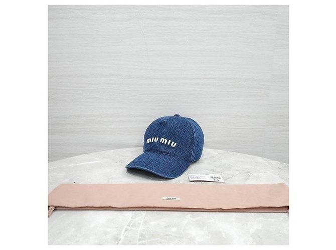 Miu Miu Denim-Baseballcap mit gesticktem Logo - Ansicht 8