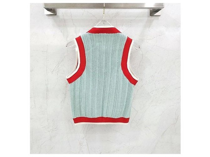 Gucci Top Chaleco Punto Elástico XS - vista 2