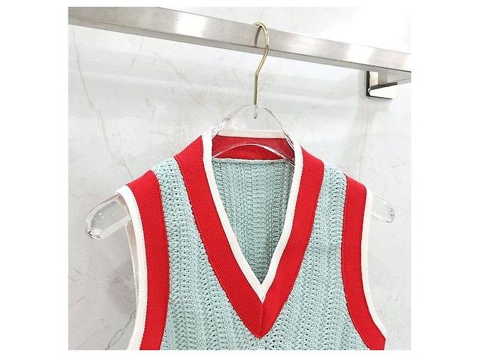 Gucci Top Chaleco Punto Elástico XS - vista 3