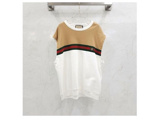 Gucci Three Stripe Logo Cut Sweatshirt - Ansicht 5