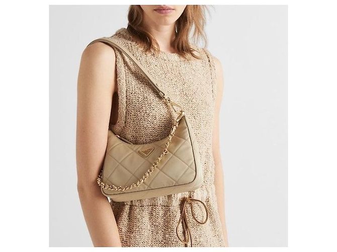Prada Mini Borsa a Catena Re-Edition Re-Nylon - vista 9