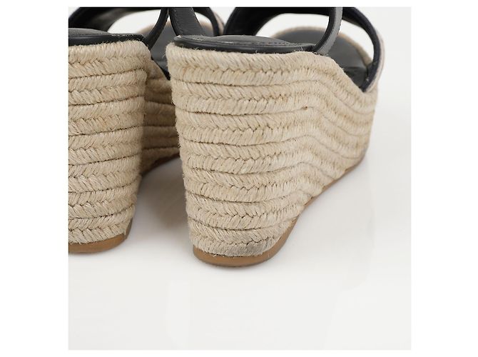 Décolleté con zeppa Dior DWEY marrone jacquard - vista 11
