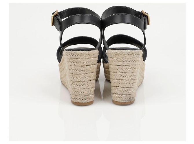 Décolleté con zeppa Dior DWEY marrone jacquard - vista 9