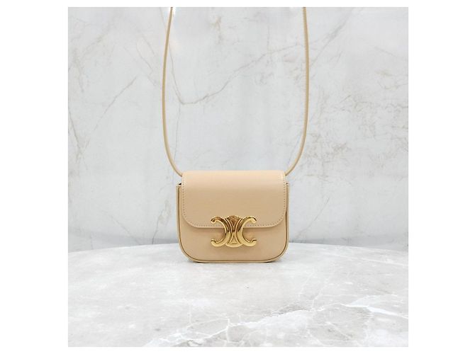Céline Triomphe Mini Claude Shiny Schultertasche - Ansicht 10