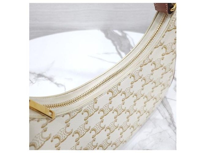 Céline Borsa Tote Media in Jacquard Ricamato - vista 6