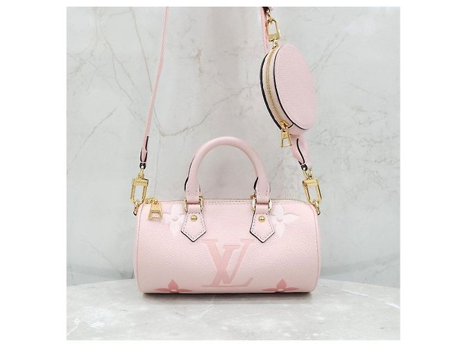 Louis Vuitton Monogram Empreinte Papillon BB Rose Pink - vista 13