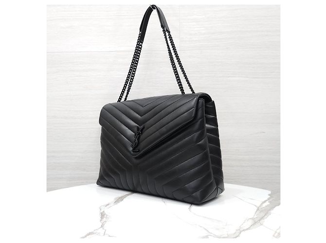 Autre Marque Borsa a spalla con catena Loulou Monogram Matelassé Large - vista 12