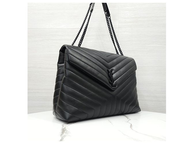Autre Marque Borsa a spalla con catena Loulou Monogram Matelassé Large - vista 14