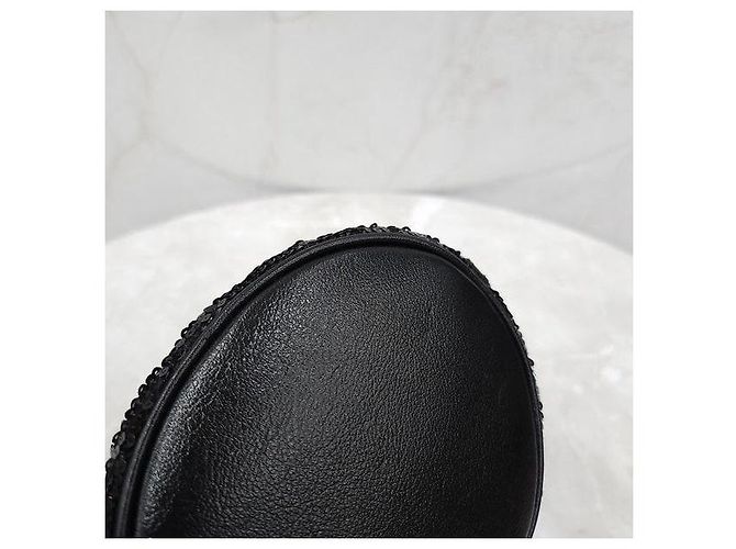 Gucci Sequin Black Chain Bucket Bag - Ansicht 7