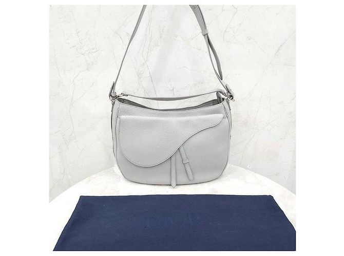 Dior Soft Saddle Messenger Bag Gray - Ansicht 9