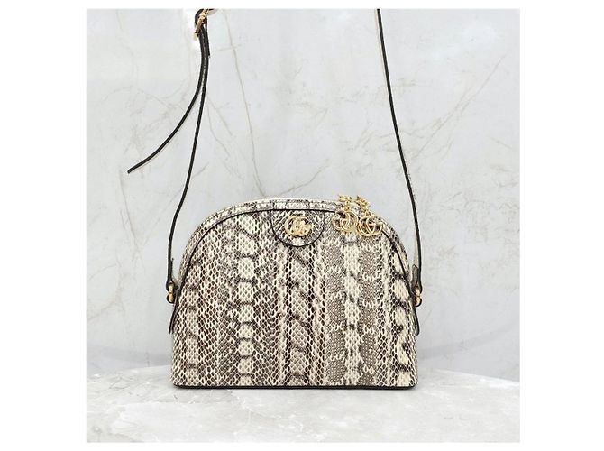Gucci Borsa a tracolla Ophidia in Python - vista 10