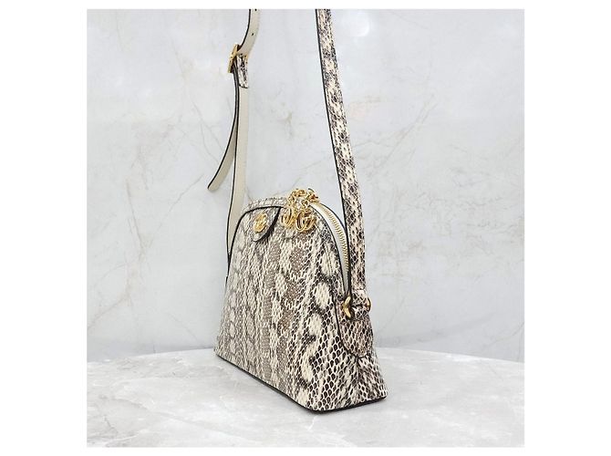 Gucci Borsa a tracolla Ophidia in Python - vista 11