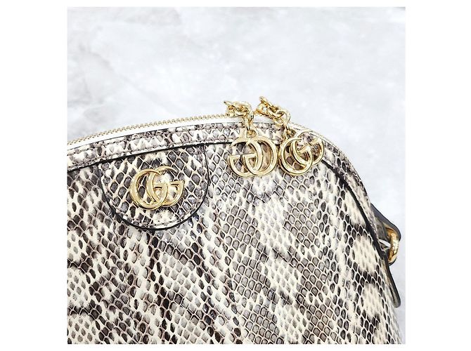Gucci Borsa a tracolla Ophidia in Python - vista 13
