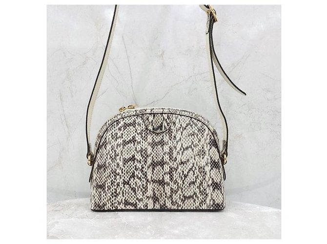 Gucci Borsa a tracolla Ophidia in Python - vista 3