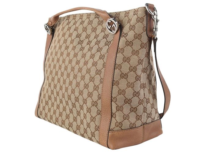 Gucci Interlocking Jacquard Hobo Schultertasche - Ansicht 2