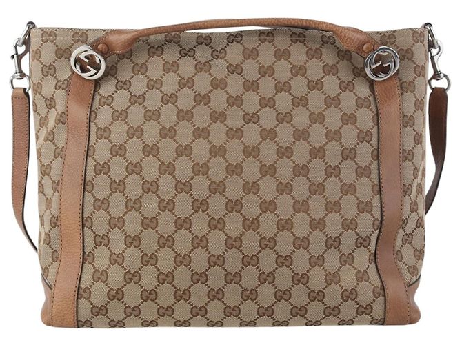 Gucci Interlocking Jacquard Hobo Schultertasche - Ansicht 3