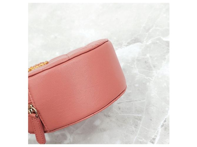 Chanel Mini borsa Tambourine con catena rosa - vista 11