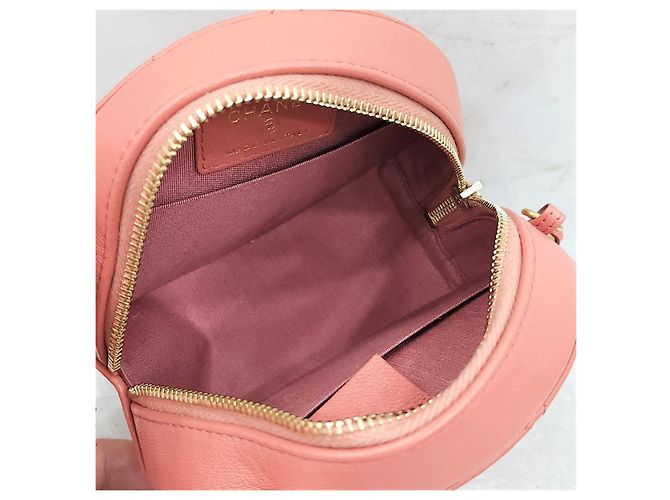 Chanel Mini borsa Tambourine con catena rosa - vista 13