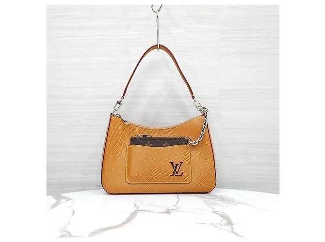 Louis Vuitton Borsa a tracolla Marel Epi Gold Miel - vista 14