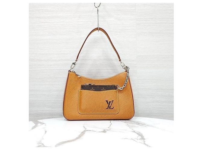 Louis Vuitton Borsa a tracolla Marel Epi Gold Miel - vista 4